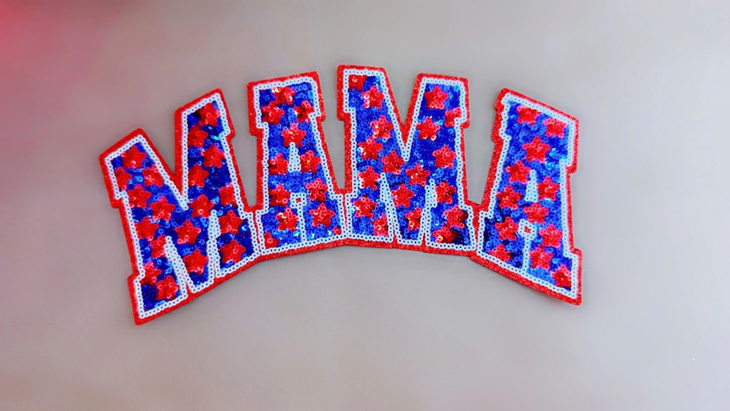 Baseball Mama Patch