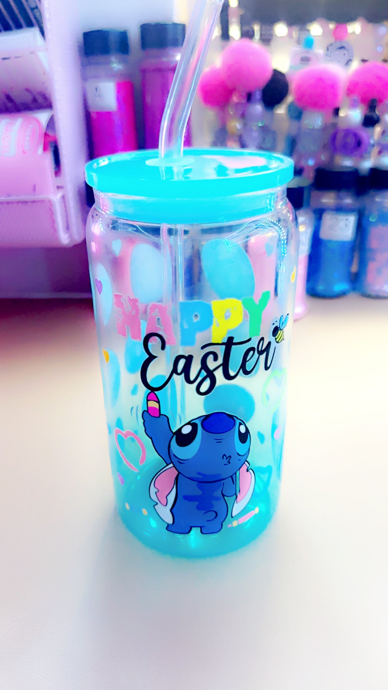 Easter Glass Tumbler