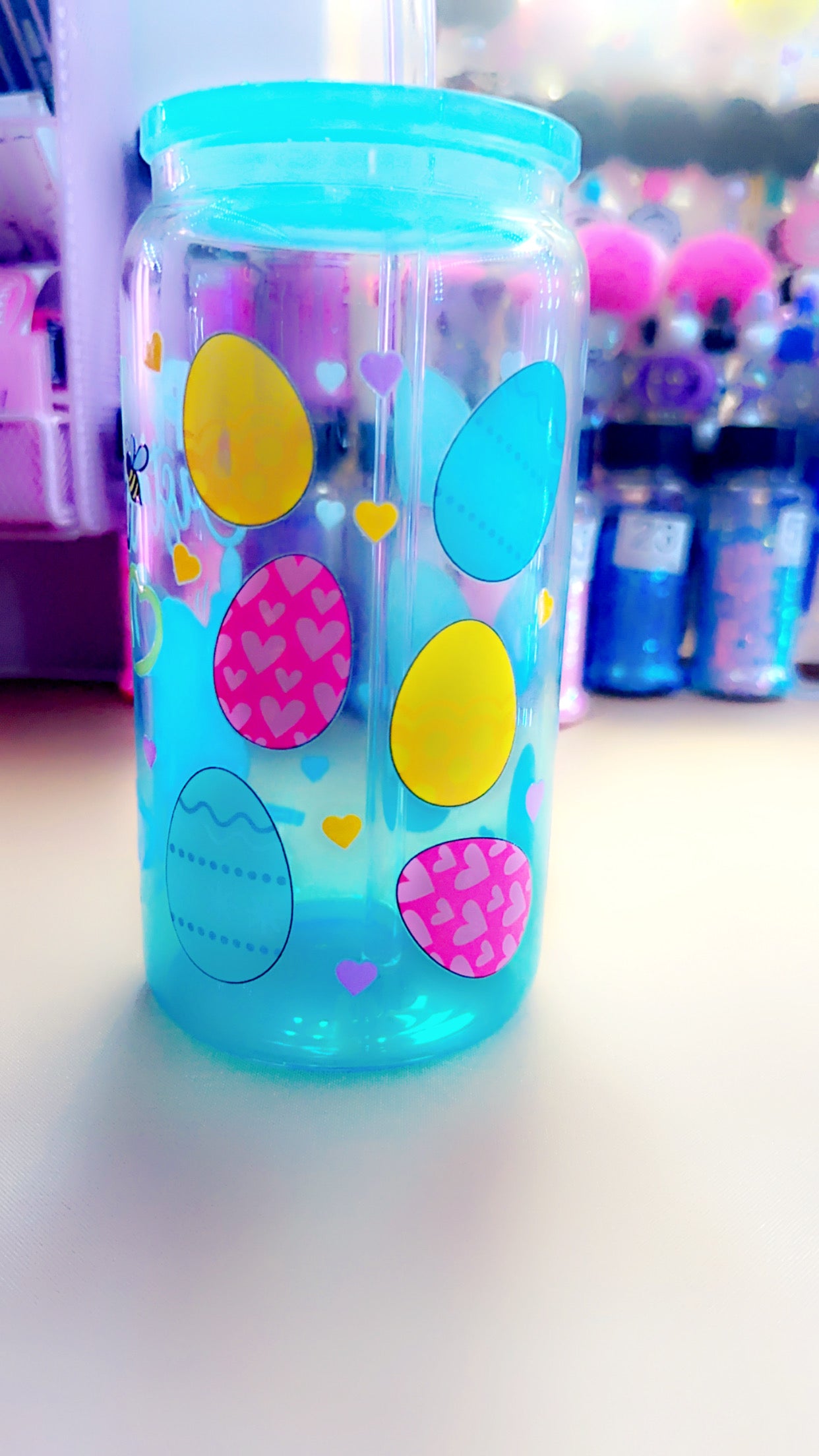 Easter Glass Tumbler