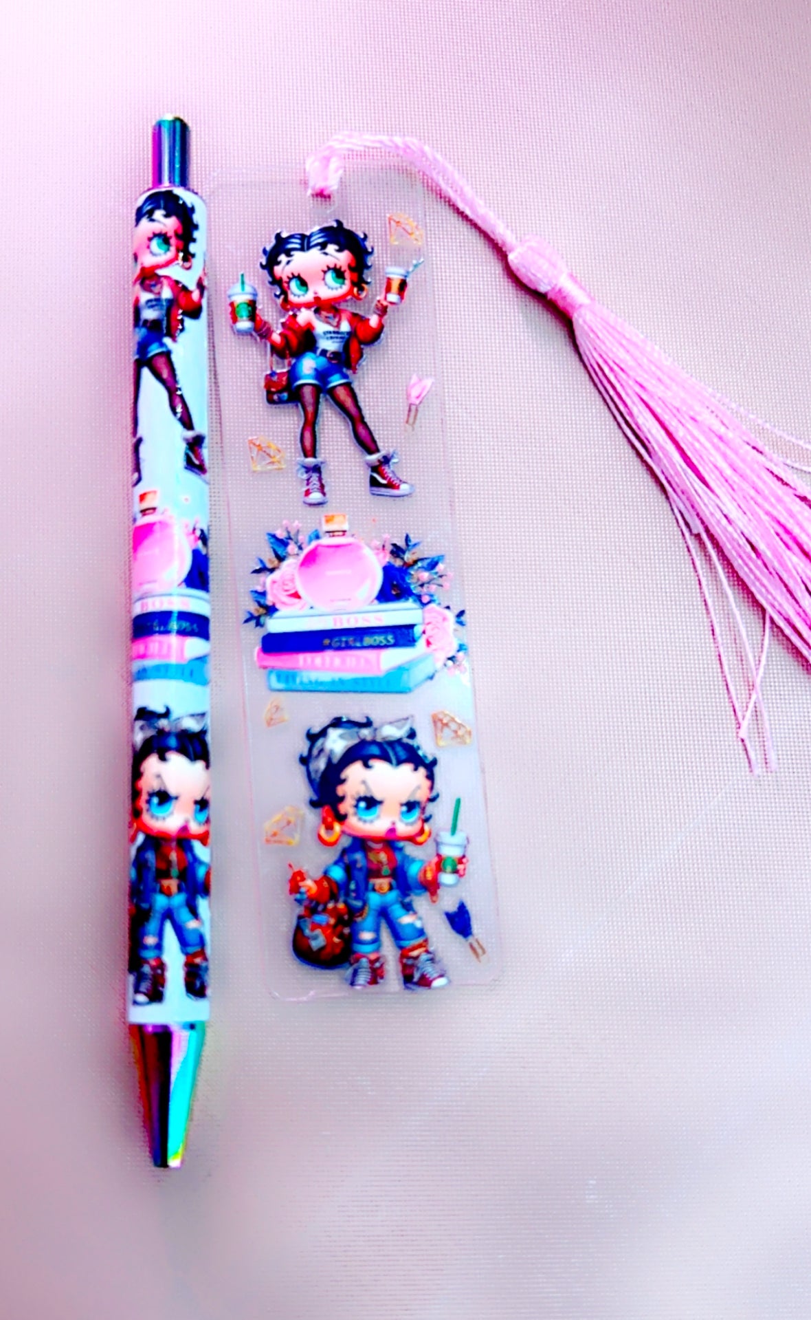 Boss Betty Bookmark & Pen Set