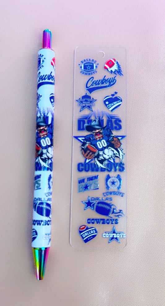 Star Cow-Boy Bookmark & Pen Set