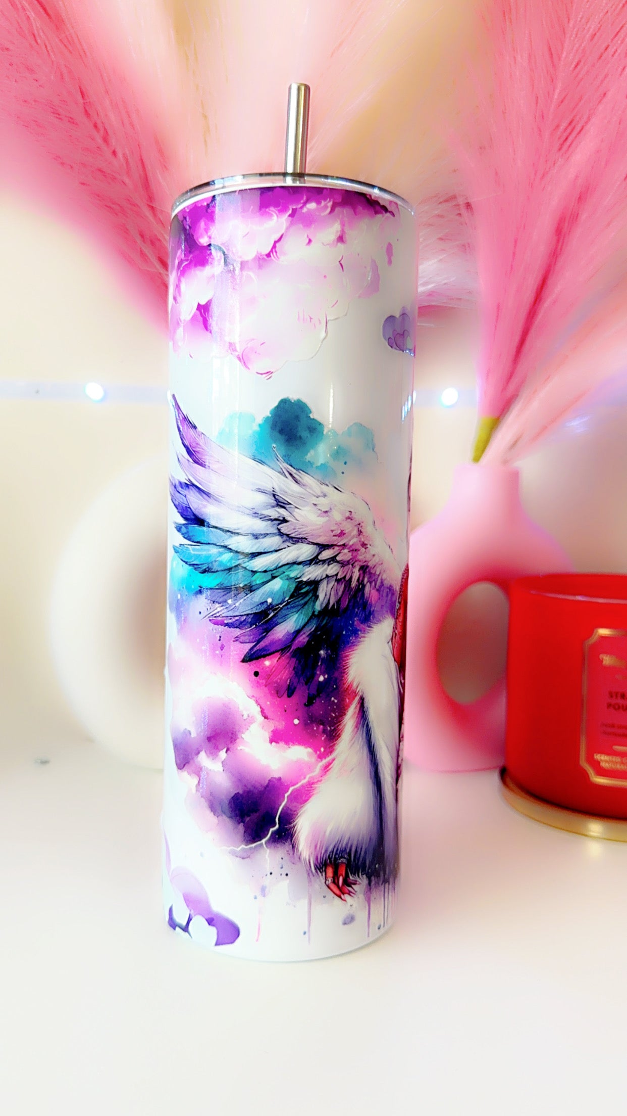 Angel Girl With Wings Tumbler